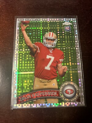 2011 Topps Chrome Colin Kaepernick Xfractor Rookie RC #25 49ers