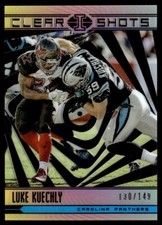 LUKE KUECHLY 2018 PANINI ILLUSIONS CLEAR SHOTS BLUE 130/149 #CS-LK
