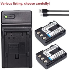 NB-2L Battery or USB Charger for CANON EOS 350D 400D NB-2LH PC1018 E160814 G7 G9