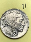 1937 (P)  BUFFALO NICKEL, BRILLIANT UNCIRCULATED  condition,  #11