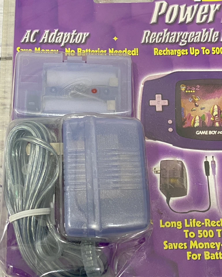 2001 Nintendo Game Boy Advance Value Pak Power Adaptor Kit Atomic Blue SEALED - Image 4 of 4