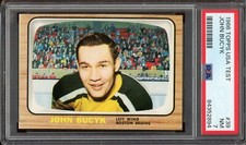 1966 Topps USA Test Hockey #39 John Bucyk PSA 7