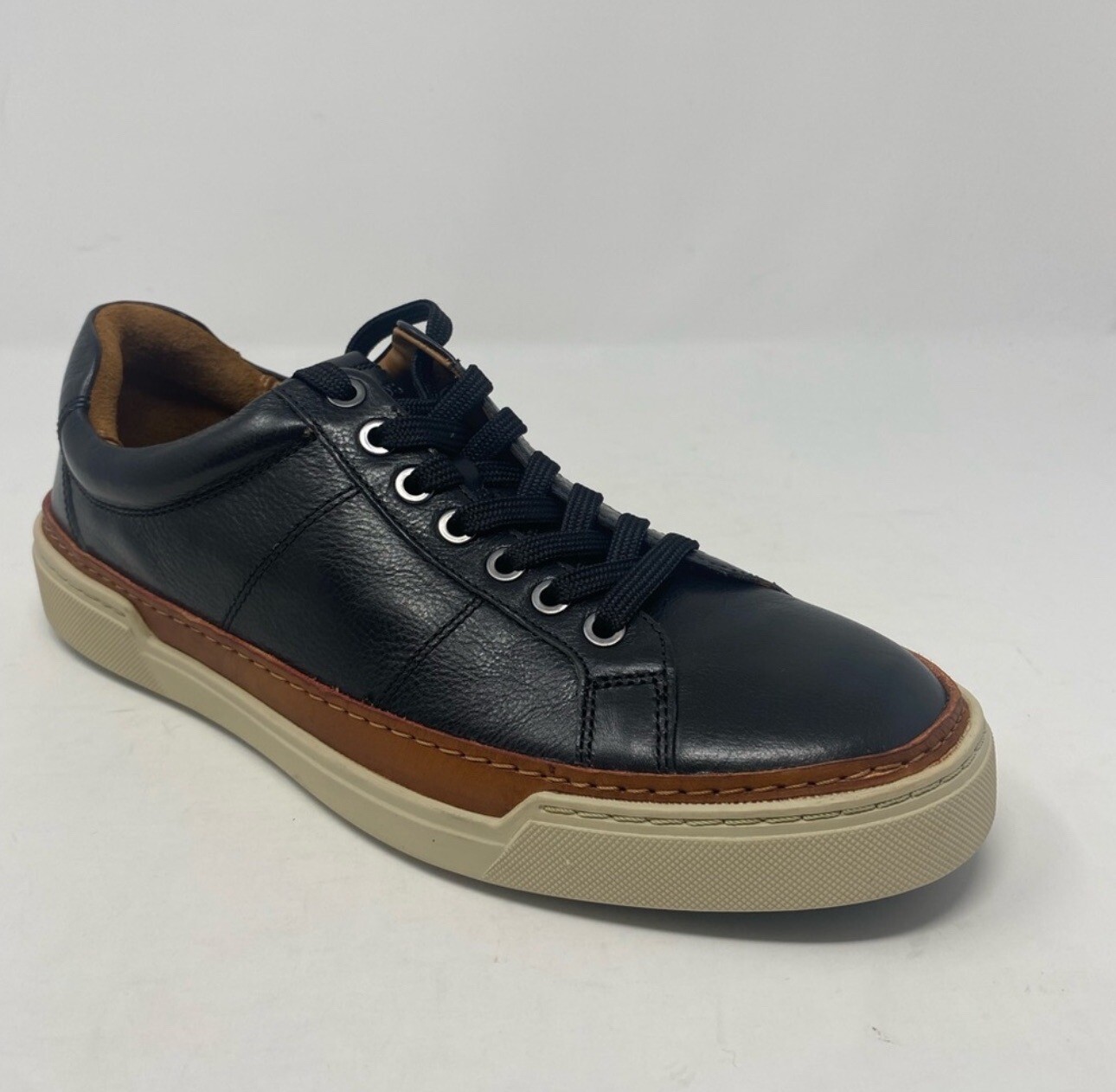 Allen Edmonds Men's Porter City Oxford Sneaker Black Leather Size 9 D New in box