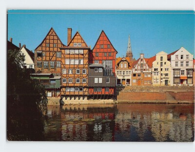 Postcard Fachwerkhauser an der Ilmenau Lüneburg Germany