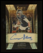 Carson Strong 2022 Chronicles DP Select In Flight GOLD Vinyl 1/1 AUTO Nevada