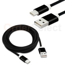 USB Type C 10FT Nylon Braided Charger Data Cable Cord for Android Cell Phone