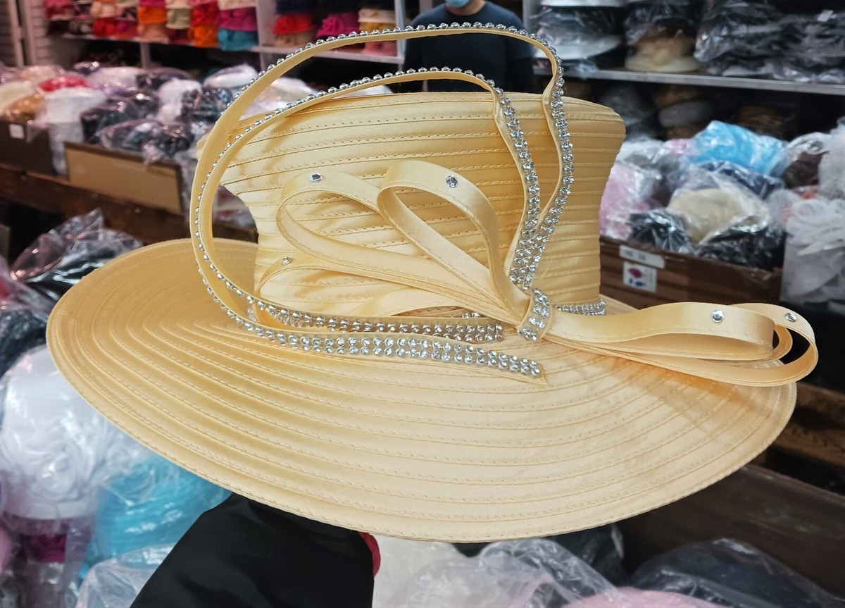 Vintage 50s 60s Round Gold Hat Madmen‎ Church Evening Cocktail Party Embellished s-l1200.jpg main image 3