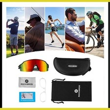 Occhiali Da Ciclismo Polarizzati UV400 – Sportivi MTB E Corsa – Modello Unisex Multicolore - Foto 3