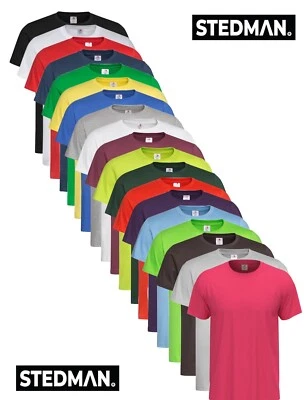 Stedman Classic ST2000 Unifarbenes Baumwoll T-Shirt Mit Kurzarm S-5XL - Bild 1 von 2