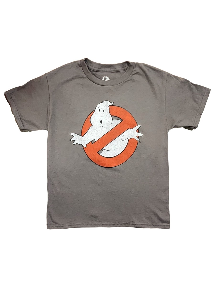 Ghostbuster Boys Gray Halloween Short Sleeve Ghosts T-Shirt Tee