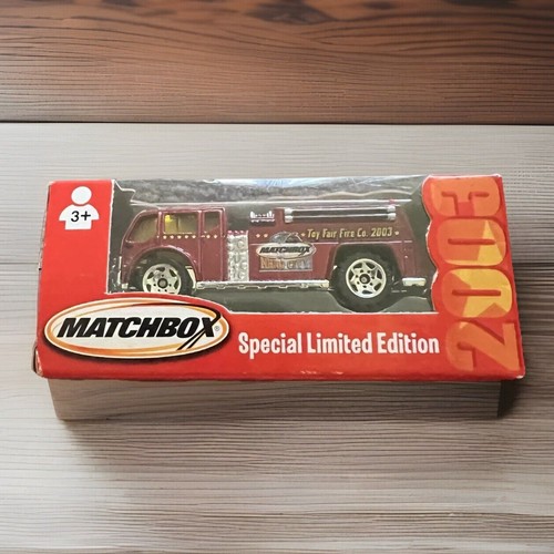 Matchbox 2003 Special Limited Edn. HOLLYWOOD TOY FAIR FIRE TRUCK New in Mint Box - Picture 6 of 10