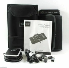 Portable Charging Valet Dock The Sharper Image  Black Charge 3 Devices at Once