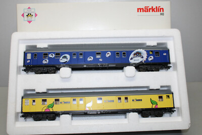Märklin 41574 Wagon Set Mail Car Bar Car of the SVG Gauge H0 OVP