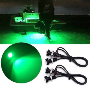 4x green led boat light waterproof 12v courtesy bow