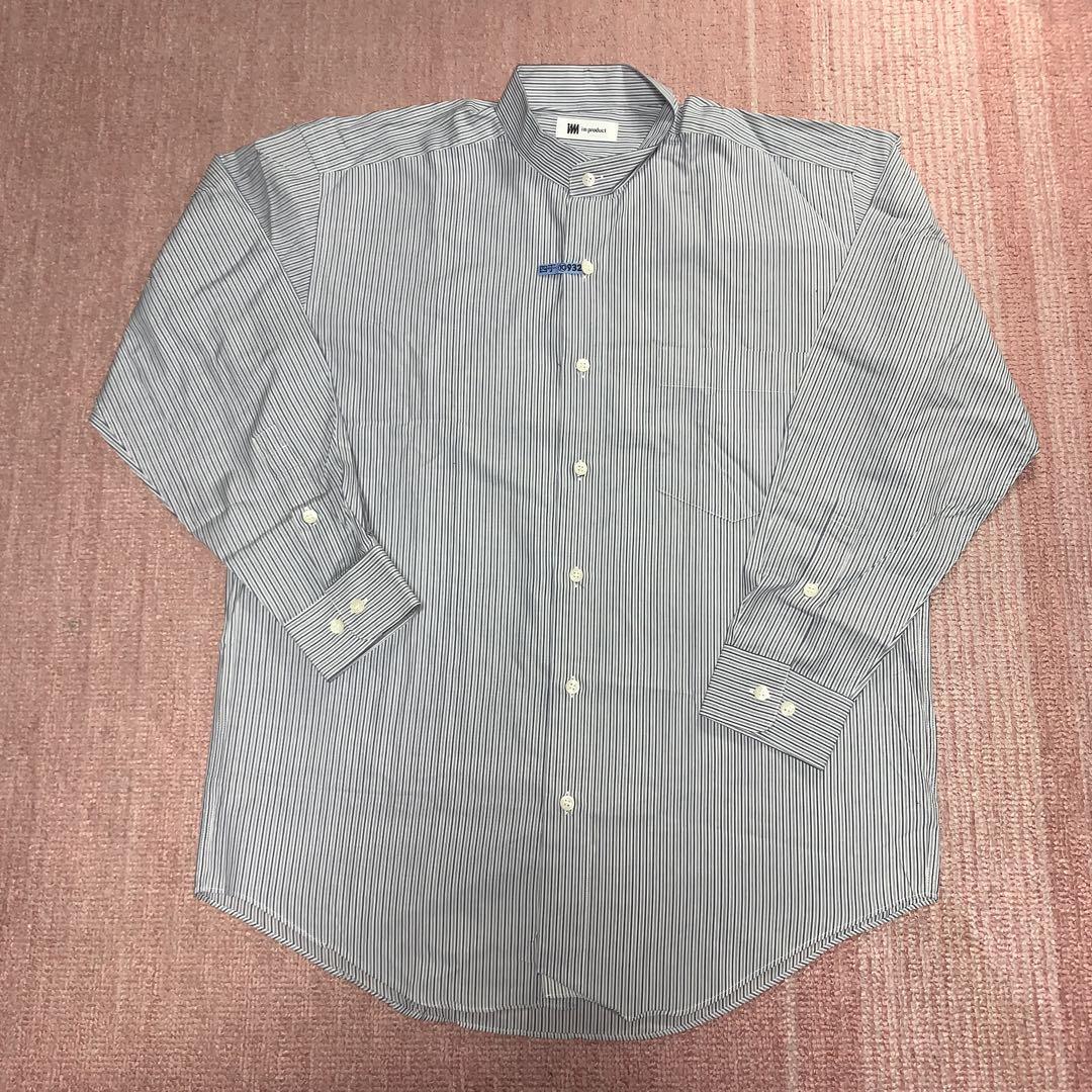 Issey Miyake im product Striped Button Down Length 80cm Blue White