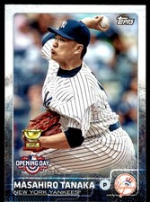 Masahiro Tanaka 2015 Topps Opening Day #166 Yankees MLB READ FREE SHIPPING