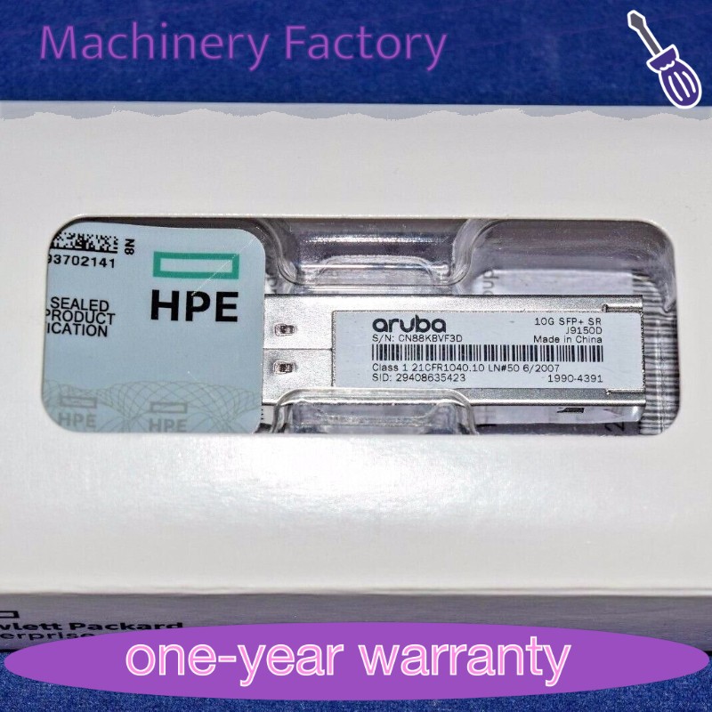 NEW J9150D 1990-4391 HPE / Aruba 10G SFP+ LC SR 300m OM3 MMF Transceiver Module
