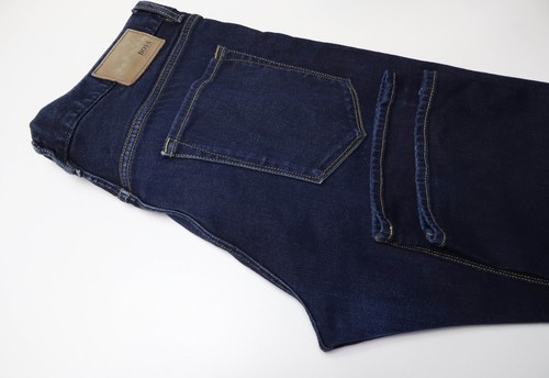 HUGO BOSS Maine1 Stretch Jeans Herren W36/L32 Zip Fly Regular Fit Dunkelblau - Bild 5 von 10