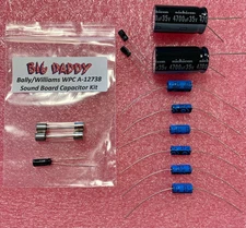Capacitor Rebuild Kit For Bally  Williams Pinball WPC Sound Board A-12738