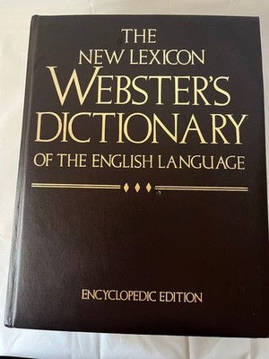 New Lexicon Webster's Dictionary English Language 1988 Encyclopedic Edition