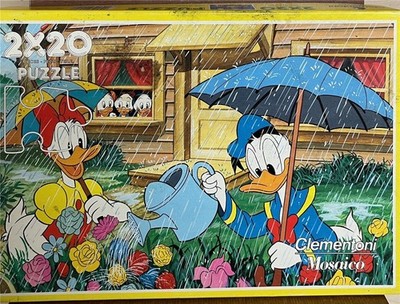 2 x 20 Pieces Jigsaw Puzzle, Clementoni, ''Walt Disney - Mosaiko''