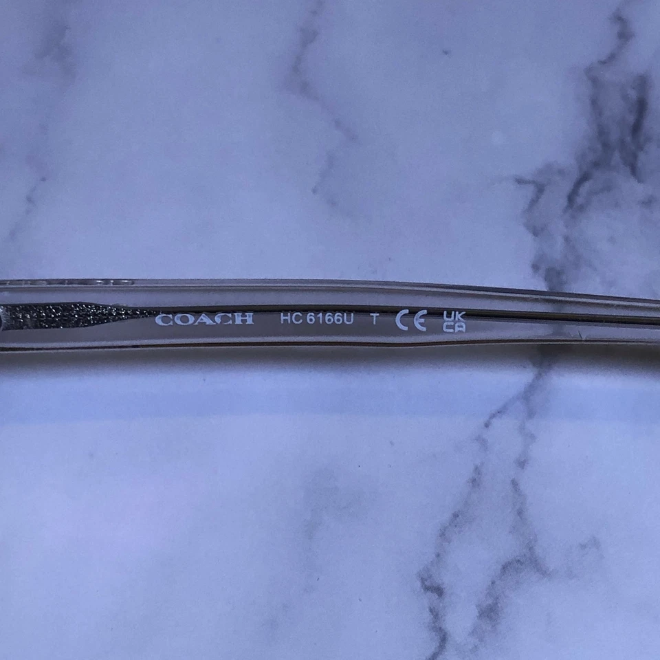 Monturas de gafas transparentes transparentes Coach HC6166U 5111 54-18-145 Foto 3 de 4