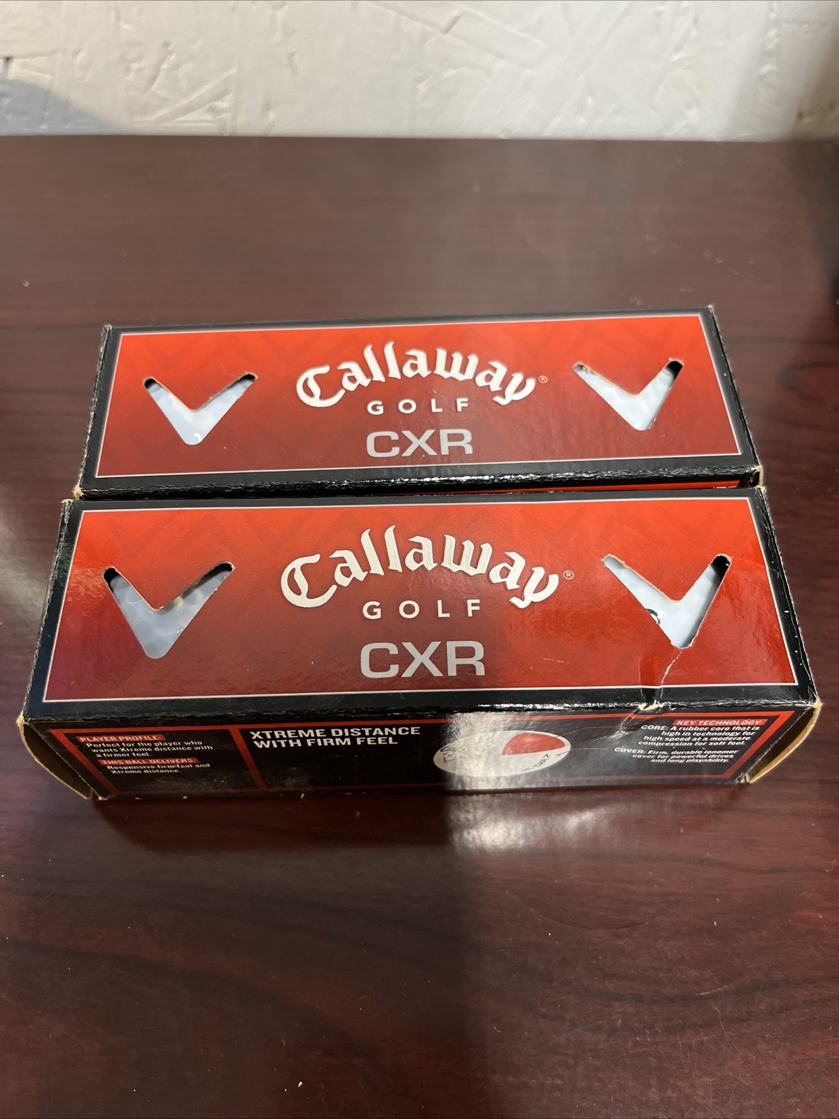 Crx Golf Balls, New In Box, Two Boxes Of 3, 6 Total