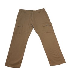 Wrangler Men  s Relaxed Fit Cargo Khaki Work Pants Size 40X30