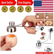 Elegant Eggshell Cutter – Dish Washer Safe Stainless Steel Tool for Perfect Eggs