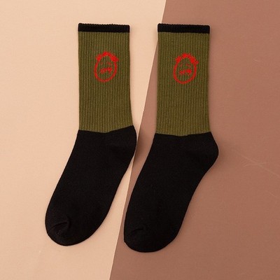 Unisex 2 Pairs TS Crew Socks Travis Cactus Soft Breathable Causal Athletic Socks