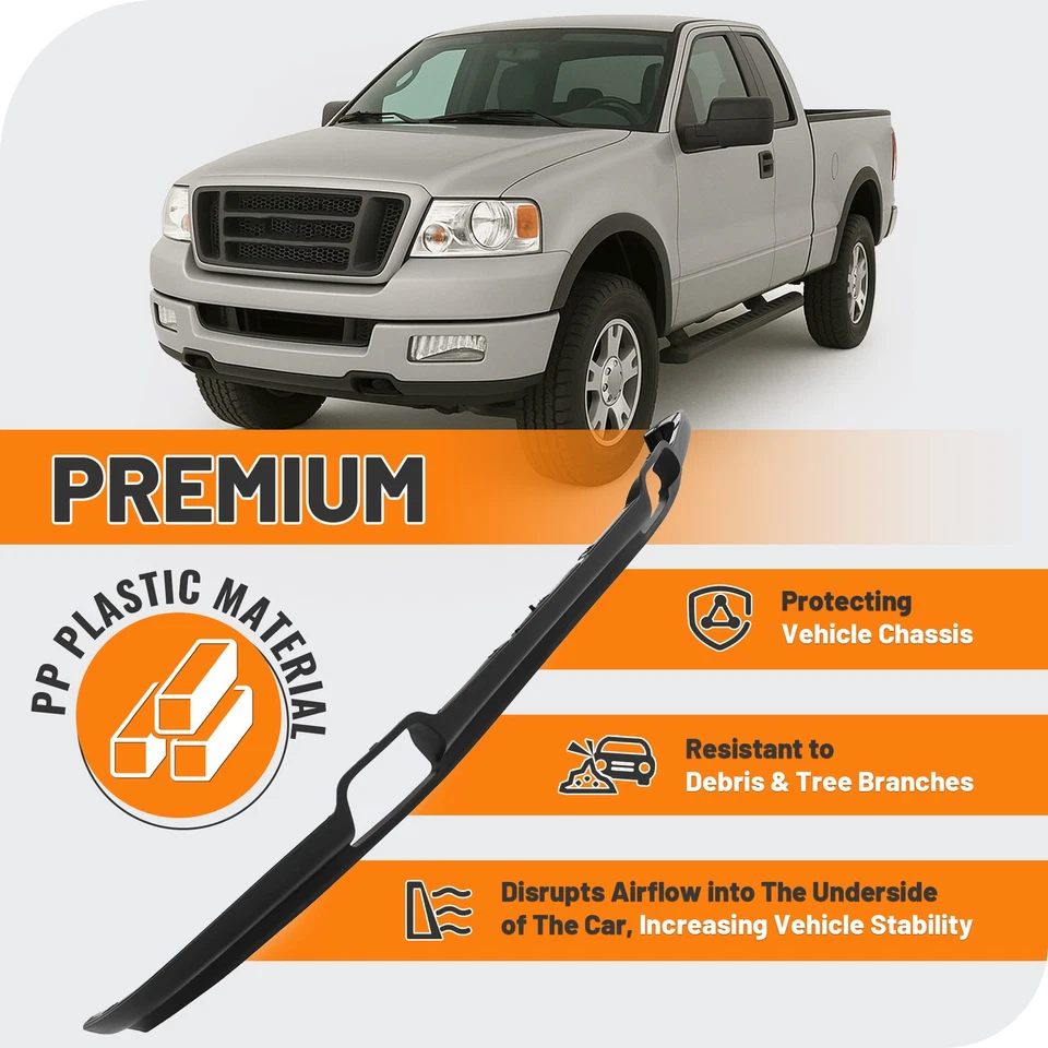 Front Bumper Lower Valance Spoiler For Ford F-150 4WD 04-2005 w/ Fog Light Holes Foto 4 de 4