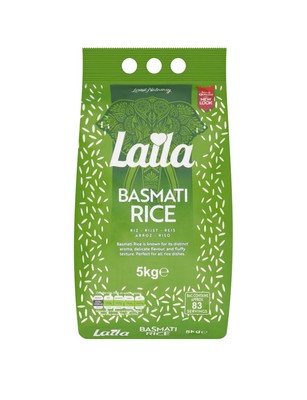 Laila Basmatireis 5 kg - perfekt zum Kochen