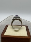 Natural Amethyst 925 Sterling Silver Ring – Statement Jewelry Size 8 — photo 4