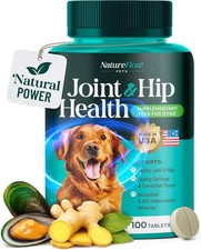 Dog Hip  Joint Health Support Chewable Tablets - Seafood Flavor -100 Count