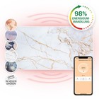 Infrarotheizung mit Thermostat Bild 700 W Marmor WiFi Infrarot Heizung Wand