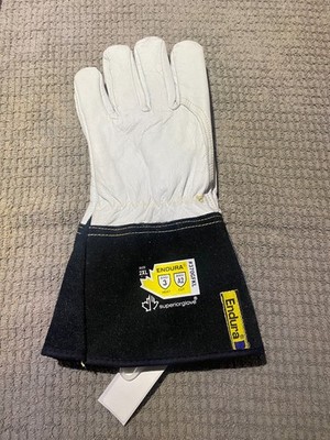 NEW Superior Endura Welding Lineman Gloves Grain Leather 2XL #370GFKL 1pr. A2