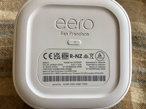 eero 6 Mesh Dual-Band Wi-Fi 6 Router - White - 第 6/16 張圖片