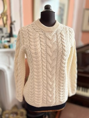 Aran Strickpullover aus 100% Merinowolle von Aran Islands Irland