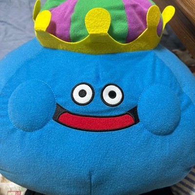 Dragon Quest King Slime GROSSES Plüschkissen unbenutzt Spielfigur Spielzeug