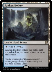 Sunken Hollow 168 Rare Commander: Wilds of Eldraine MTG