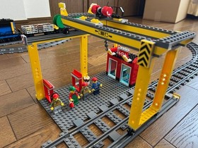 LEGO City Cargo Train 60052 In 2014 Used Retired W/Manual