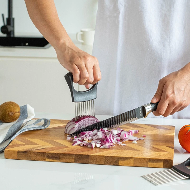 Durable Premium Compact Lightweight Multifunctional Onion Fork & Meat Tenderizer