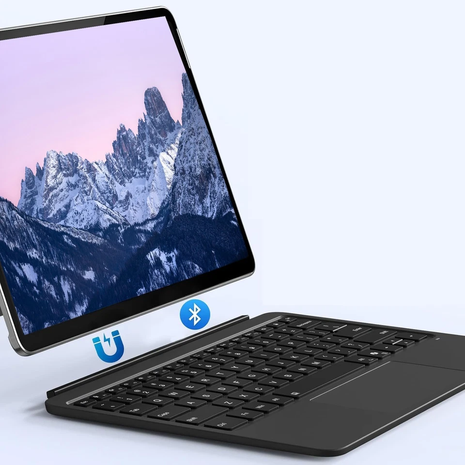 Magnetic Keyboard - Bluetoothh for Surface Pro 12 - 12" - Dark Gray - Image 3 of 4