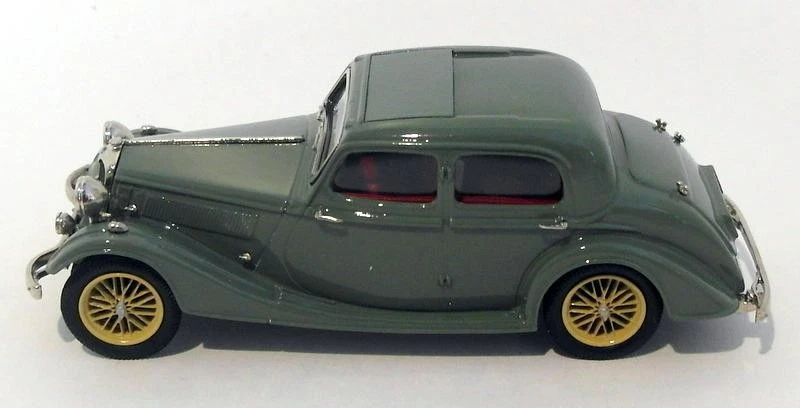 Lansdowne Models 1/43 Scale LDM74 - 1937 Riley 12/4 Continental Sedan - Green - Image 4 of 4