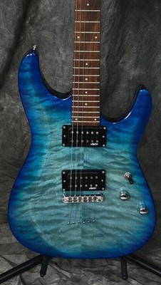 KILLER 2012 Schecter C-6 Plus Electric Guitar, Quilted Ocean Burst!