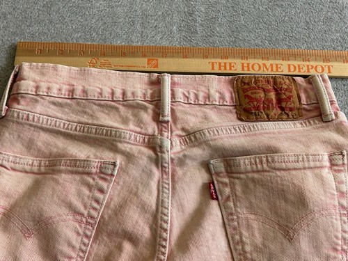 Levis 511 Jeans Herren 30x32 Slim Skater Punk Emo Koralle Stretch Rave Hippie Stretch - Bild 5 von 13