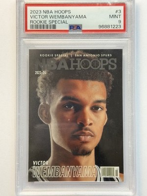 2023-24 Panini NBA Hoops - Victor Wembanyama RC - ROOKIE SPECIAL PSA 9