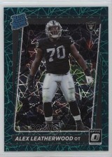 2021 Donruss Optic Rated Rookie Green Velocity Prizm Alex Leatherwood #266 1e19