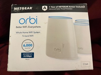 *Read* NETGEAR Orbi AC2200 Tri-Band Mesh Wi-Fi System 3-pack RBK43-100NAS