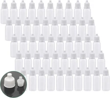 50PCS Plastic Dropper Bottle, Eye Dropper Bottle, 15ML Empty Plastic Squeezable 